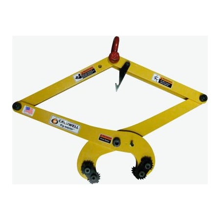 Caldwell Rig-Master Vrtcl Concrete Pressure Tong w/ Grip Teeth, 2200 Lbs. Cap., 2-3/8in - 7-1/8in Grip Range 173-1